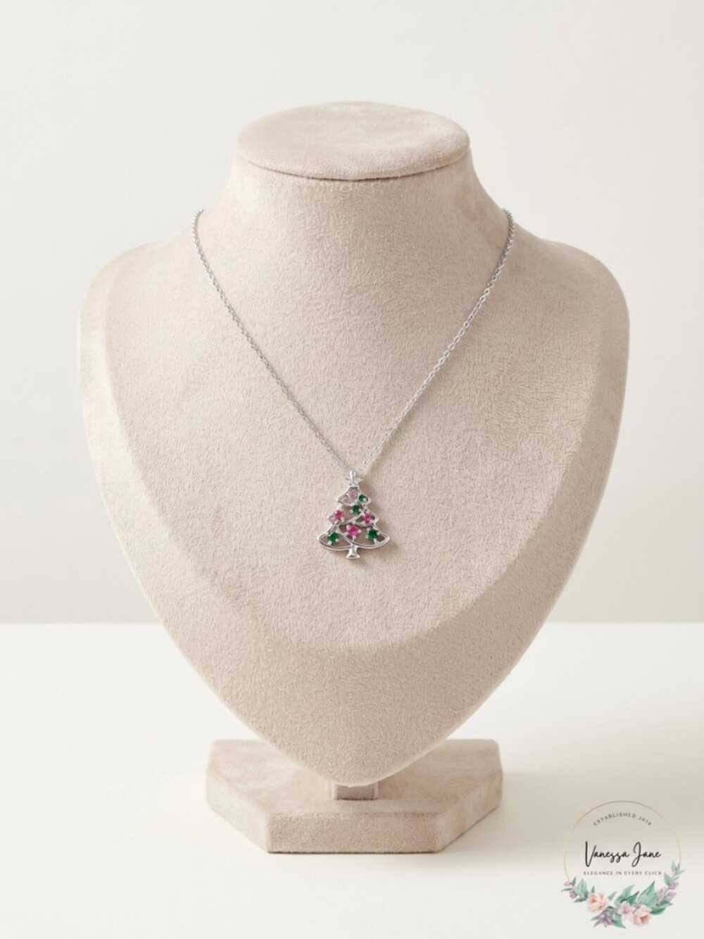 RH Macy Lab-Created Multi Gemstone Necklace Sterling Silver